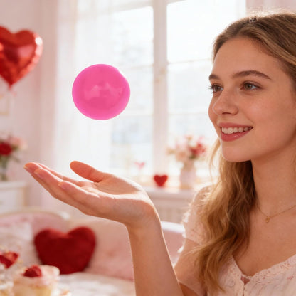 8Pcs Glowing Sticky Balls,Valentines Day Gifts for Her Him,Sticky Ball for Ceiling,Glow Balls Stick to the Ceiling,Glow in Dark Sticky Balls,Stress Relief Toys,Valentines Day Gifts for Kids