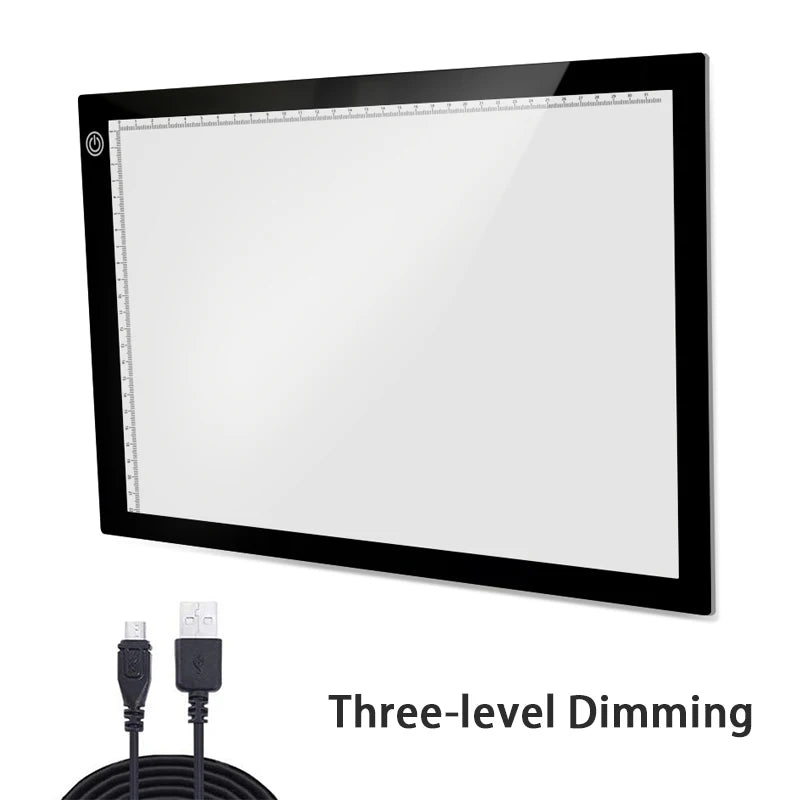 A4 Light Board Portable Tracing Light Box Magnetic Drawing Board Light Drawing Board Light Box for Tracing Sketch Pad