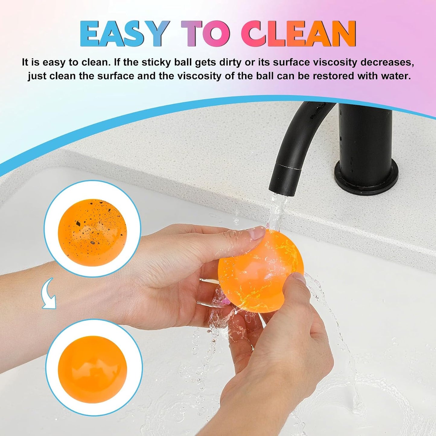 8Pcs Glowing Sticky Balls,Valentines Day Gifts for Her Him,Sticky Ball for Ceiling,Glow Balls Stick to the Ceiling,Glow in Dark Sticky Balls,Stress Relief Toys,Valentines Day Gifts for Kids