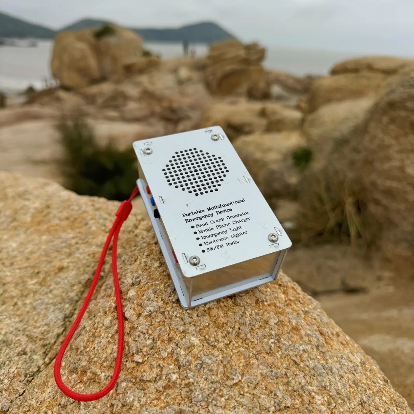 Multi-Functional Emergency Charger | Hand-Cranked Generator, Safe and Portable, Integrating Charging, Electronic Ignition, Tri-Band Radio, and Three-Level Lighting Functions, Suitable for Outdoor Camping, Hiking, and Wilderness Survival Challenges. Tiktok