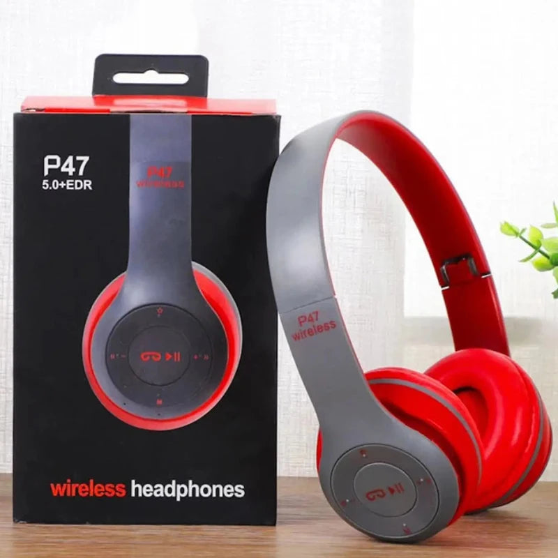 Handsfree Wireless Headphones Noise Canceling Headphone Earphone P47 Headset Bluetooth Head Phone for Iphone Huawei Samsung S22