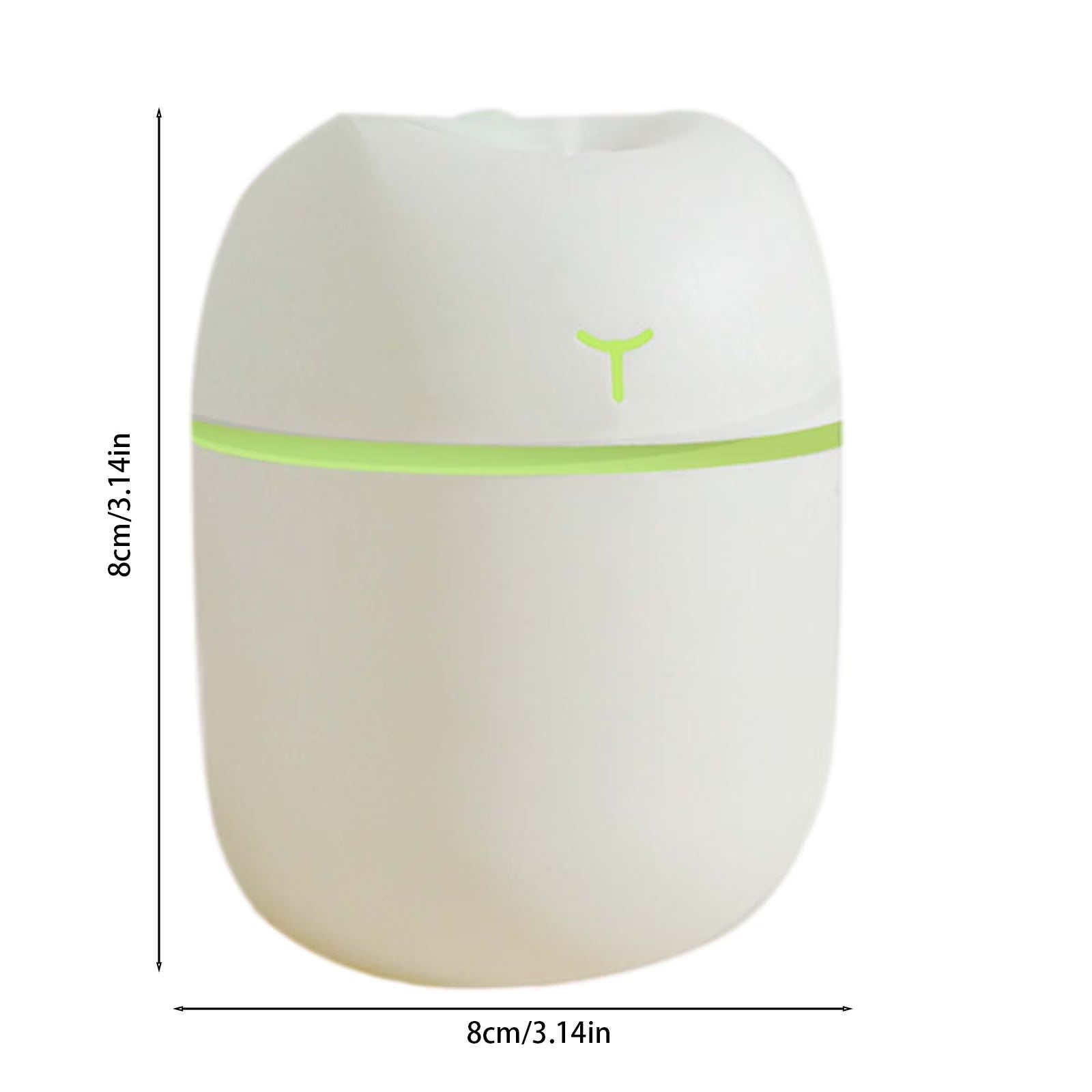 Mini Portable 220Ml Cool Mist Humidifier: USB Desktop Humidifier for Baby Bedroom, Travel, Office, and Home with Auto Shut-Off, Super Quiet Operation, and 2 Mist Modes