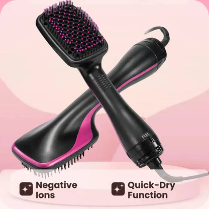 2 in 1 Hair Dryer Brush, Negative Ion Hair Dryer Brush, Hot Air Brush, Hair Styling Tool for Women & Girls, Hairdressing Tool.