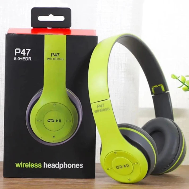 Handsfree Wireless Headphones Noise Canceling Headphone Earphone P47 Headset Bluetooth Head Phone for Iphone Huawei Samsung S22