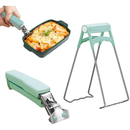 New anti Scald Hand Clamp Plate Bowl Clamp anti Scald Clamp Kitchen Tool Clamp Steaming Vegetable Clamp anti Slip