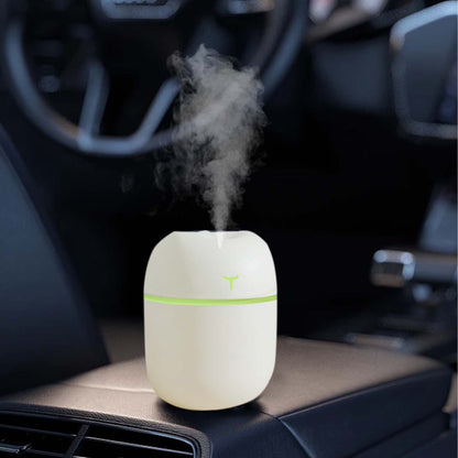 Mini Portable 220Ml Cool Mist Humidifier: USB Desktop Humidifier for Baby Bedroom, Travel, Office, and Home with Auto Shut-Off, Super Quiet Operation, and 2 Mist Modes