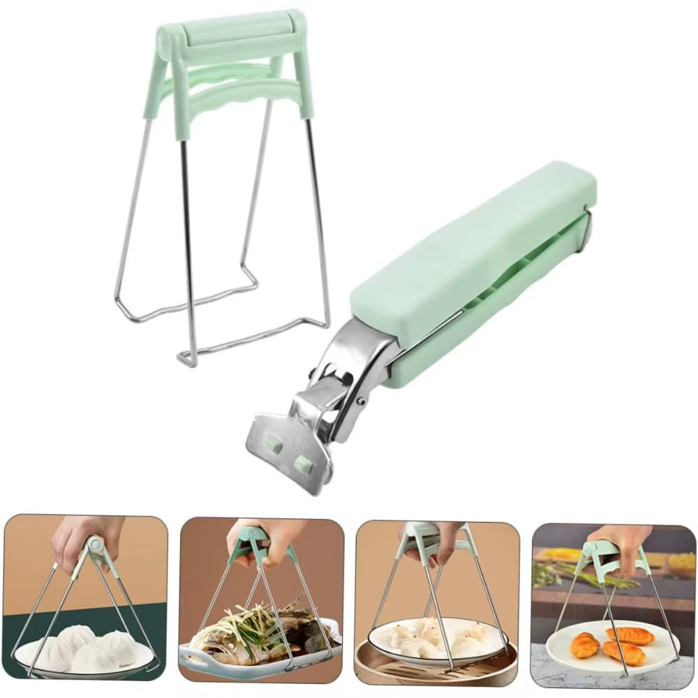 New anti Scald Hand Clamp Plate Bowl Clamp anti Scald Clamp Kitchen Tool Clamp Steaming Vegetable Clamp anti Slip