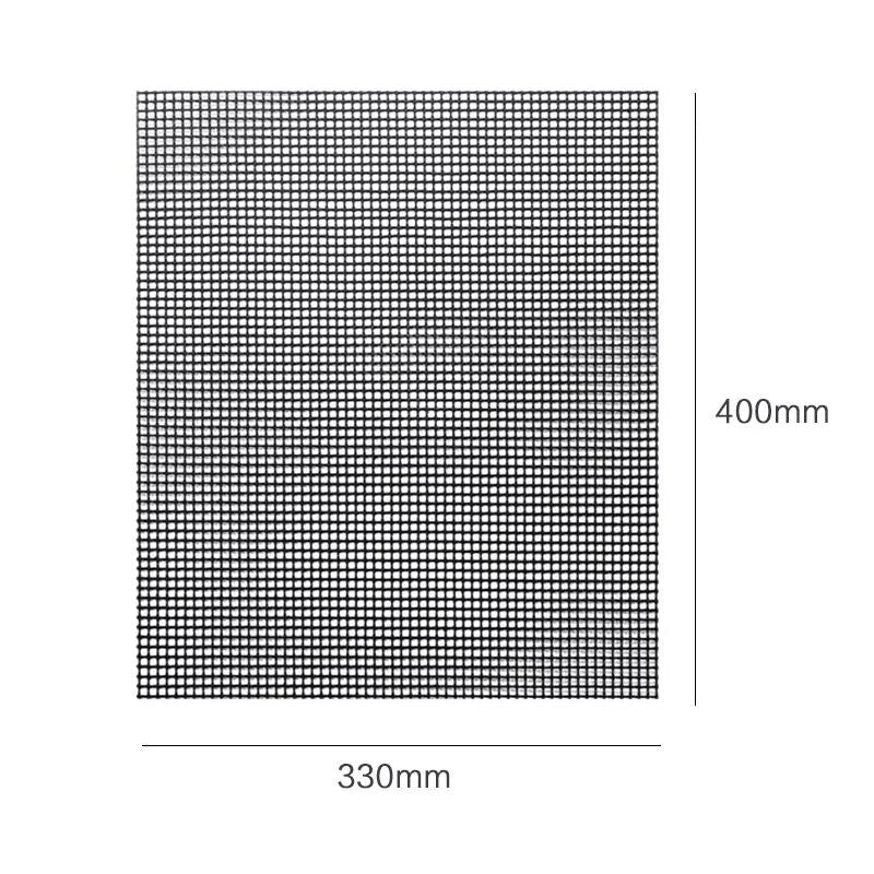JJYY Outdoor Bbq Grilling Net Grilling Grid Mat Non-Stick High Temperature Resistant Grilling Grid Mat Barbecue Mat