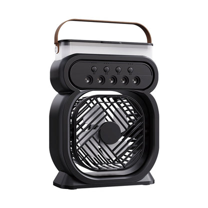 3 in 1 Portable Air Conditioner Evaporative Air Cooler LED Night Lights 3 Speeds Humidifier Fan for Home Office